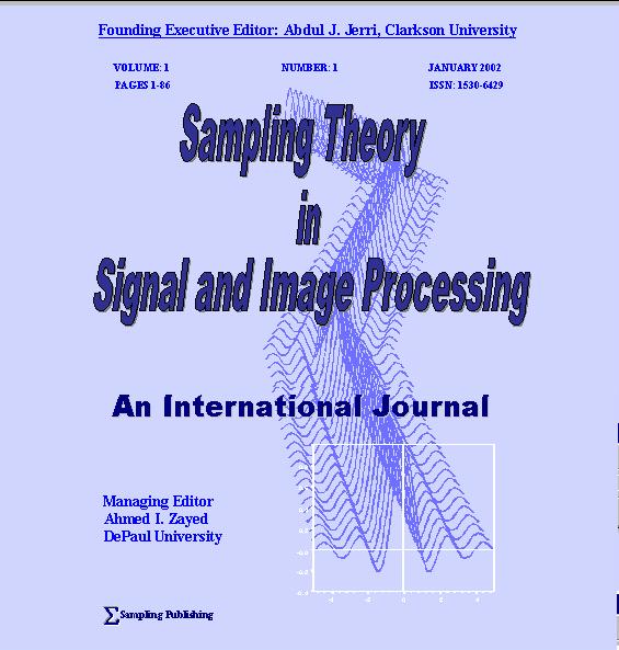 Sampling Theory in Signal and Image Processing- An International Journal