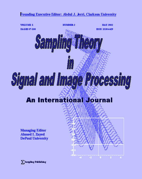 Sampling Theory in Signal and Image Processing- An International Journal