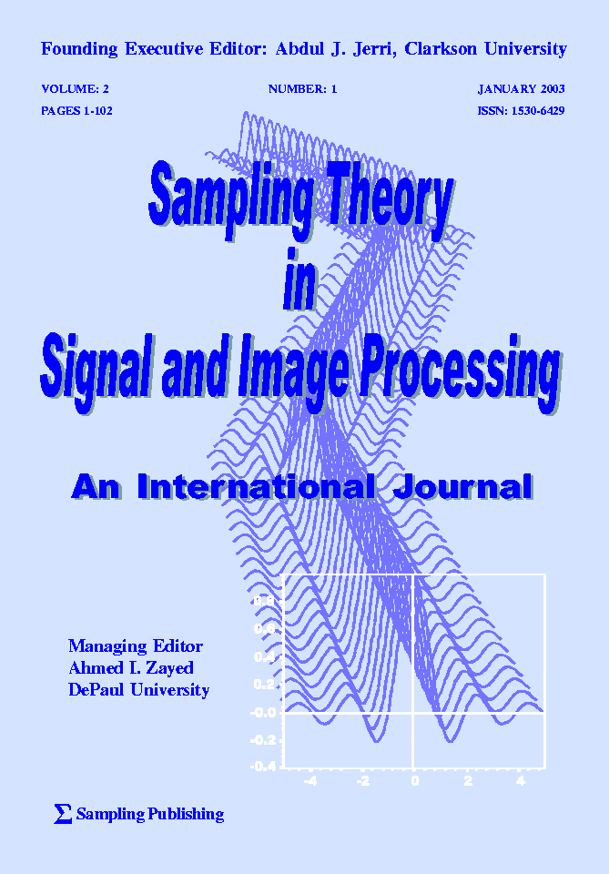 Sampling Theory in Signal and Image Processing- An International Journal