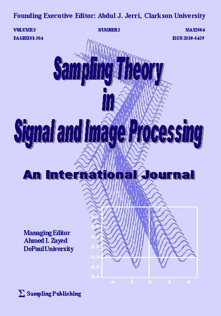 Sampling Theory in Signal and Image Processing- An International Journal