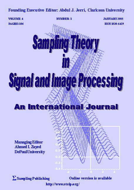 Sampling Theory in Signal and Image Processing- An International Journal