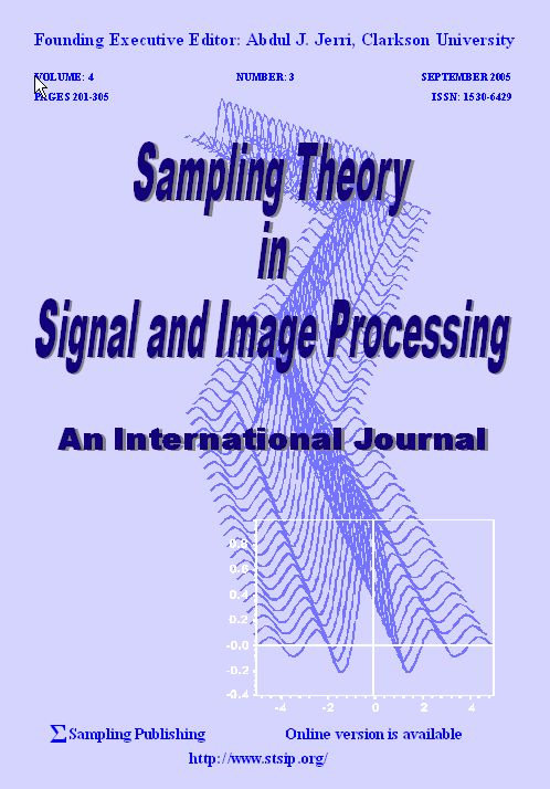 Sampling Theory in Signal and Image Processing- An International Journal