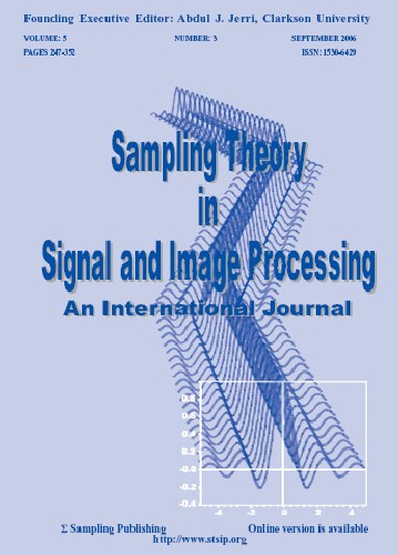 Sampling Theory in Signal and Image Processing- An International Journal