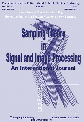Sampling Theory in Signal and Image Processing- An International Journal