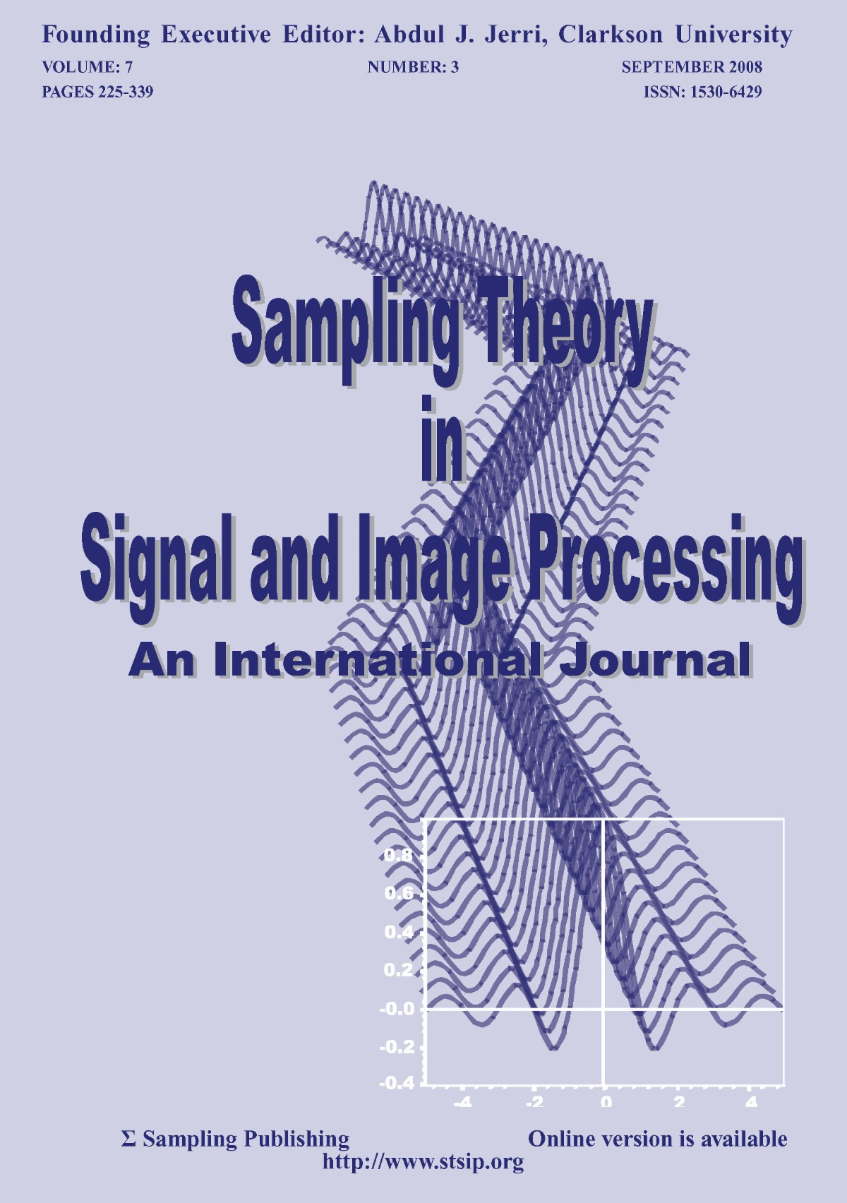 Sampling Theory in Signal and Image Processing- An International Journal