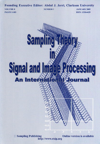 Sampling Theory in Signal and Image Processing- An International Journal