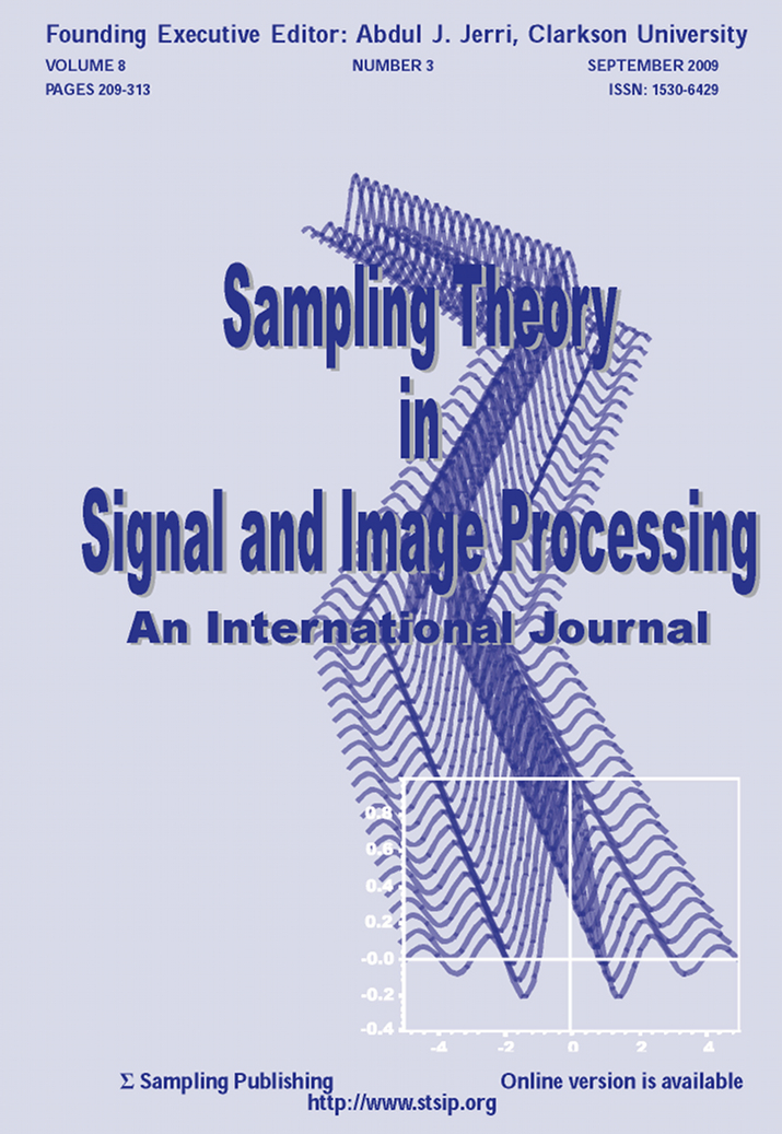 Sampling Theory in Signal and Image Processing- An International Journal